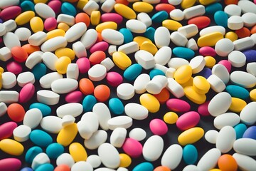 colorful pills
