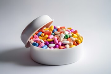 colorful pills