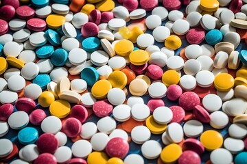 colorful pills