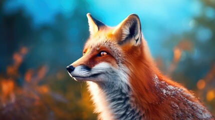Fototapeta premium Red Fox. Generative AI