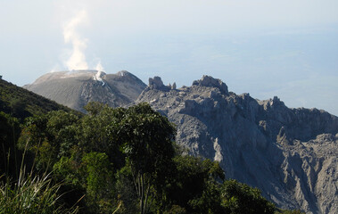 Santiaguito volcano in Quetzaltenango - Guatemala