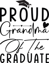 Obraz premium proud grandma of the graduate