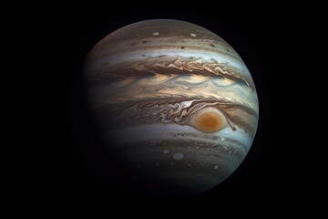Jupiter Planet Illustration 004 Generative AI