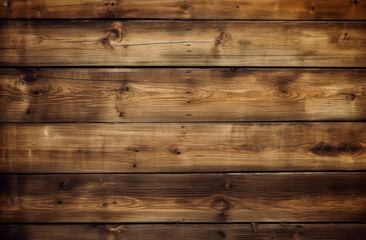 Obraz na płótnie Canvas Wooden planks as a wall background texture, in the style of dark brown, antique look of wooden plank seamless texture. Generative Ai.