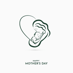 Happy mothers day social media post