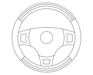 Car Line Drawing Vector Art