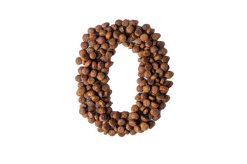 coffee beans isolated on white