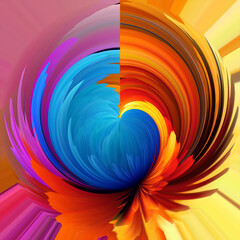 colorful beautiful floral wallpaper background