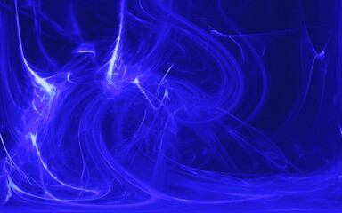 Naklejka premium Blue sun boom lava abstract design