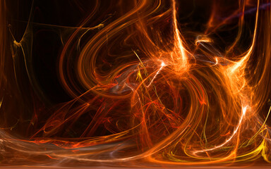 Sun boom lava abstract design