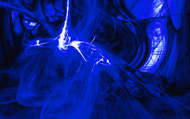 Blue sun boom lava abstract design © KSRAJA
