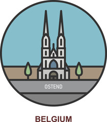 Ostend. Cities and towns in Belgium