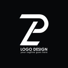 LP LD Logo Design, Creative Minimal Letter LD LP Monogram - obrazy, fototapety, plakaty