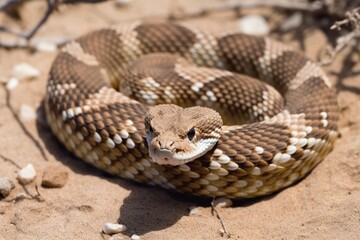 Obraz premium illustration, exotic snake, generative ai