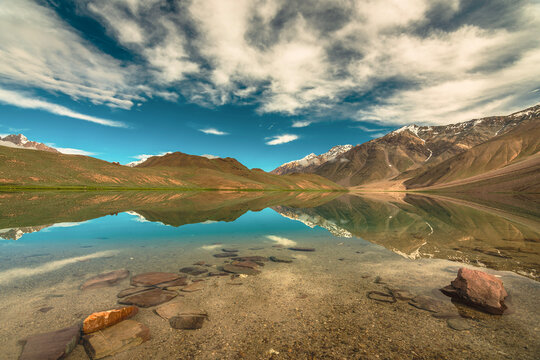 ChandraTal - lake and mountains