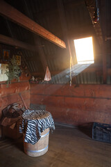 Kacwin i okolice - Bacówka i krajobraz Spiszu. Wnętrze góralskiej chaty.  © rogozinski