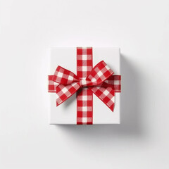 gift box with red ribbon