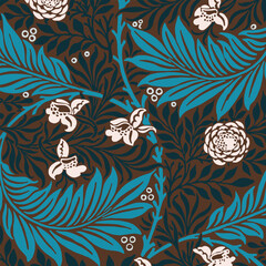 Naklejka premium Floral background 