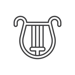 Harp Icon - Lyre Icon