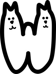 vector, cartoon, face, illustration, halloween, character, funny, monster, smile, design, symbol, icon, woman, head, black, animal, fun, eyes, scary, boy