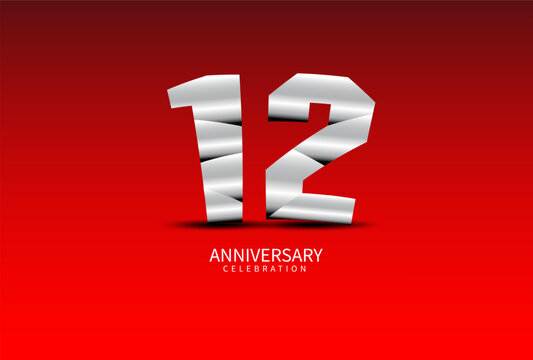 Premium Vector  Number 12 logo icon design 12nd birthday logo number 12nd  anniversary