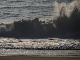 waves on the beach