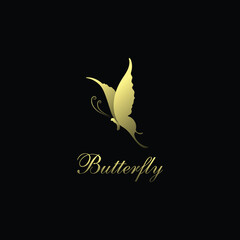 Butterfly logo vector