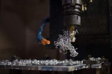 Cutting with a machining center
