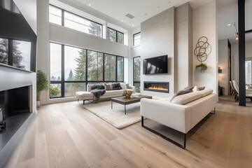 Beautiful living room interior