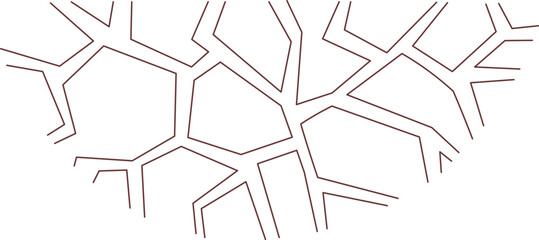 Cracked Earth Illustration