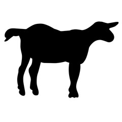 Goat Vector Silhouette