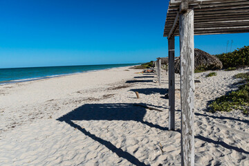 beach hut on a beach