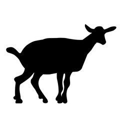 Goat Vector Silhouette