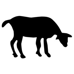 Goat Vector Silhouette