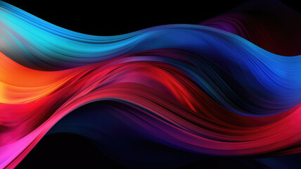 Fototapeta premium Abstract background. Abstract dark multicolore background. Generative AI