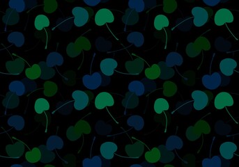 Cartoon summer fruit seamless cherry pattern for wrapping paper and fabrics and linens and kids clothes print