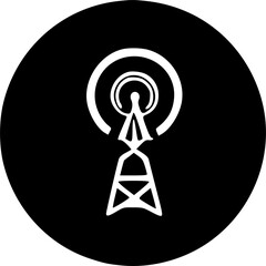 antenna icon vector symbol design illustration