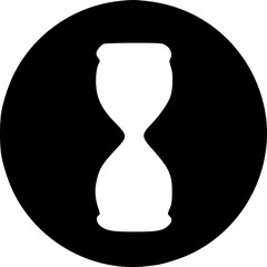hourglass icon vector symbol design illustration