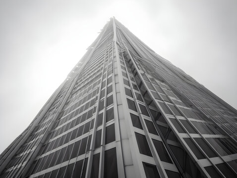 Awe-Inspiring Minimalist Skyscraper: An Intricate & Modern Architectural Masterpiece