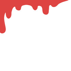 red liquid drip