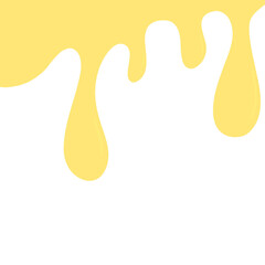 Yellow liquid drip