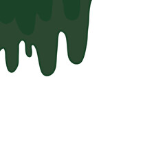 Green liquid drip