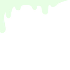 Fototapeta premium Green Liquid drip