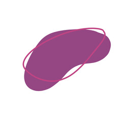 doodle decoration Magenta 