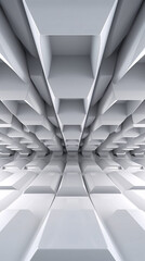 White futuristic background