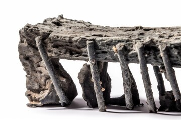 Fototapeta premium various wooden shapes and cuts Generative AI