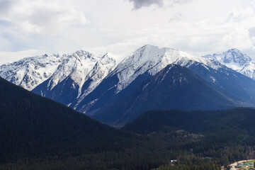 Fototapeta premium View of the valley, where the Arkhyz