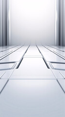 White futuristic background