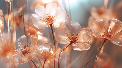 Transparent flower