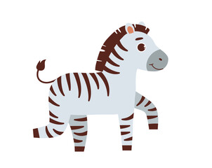 Cute safari zebra